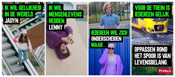 Voor de trein is iedereen gelijk