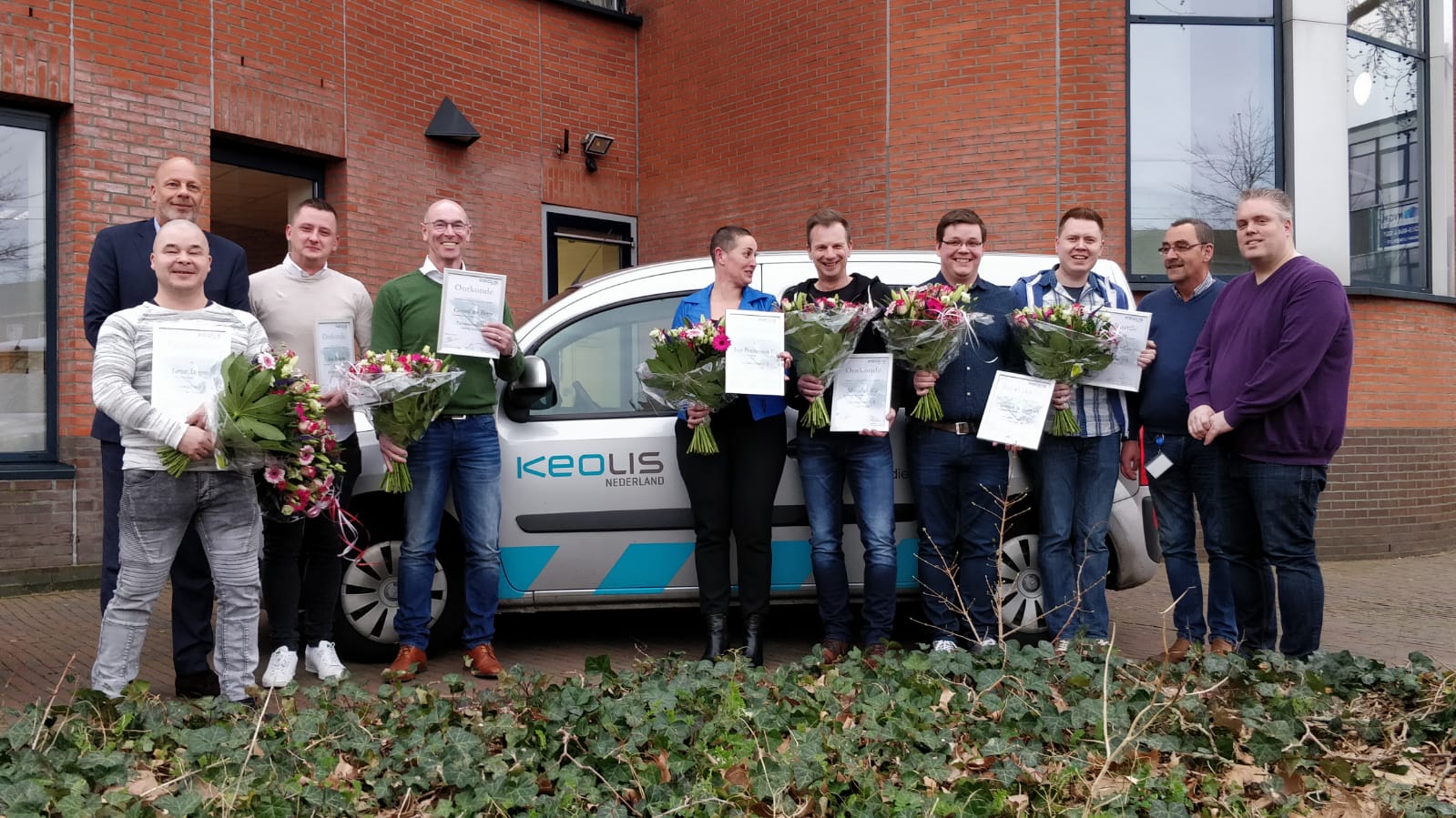 Keolis Blauwnet verwelkomt zeven nieuwe machinisten